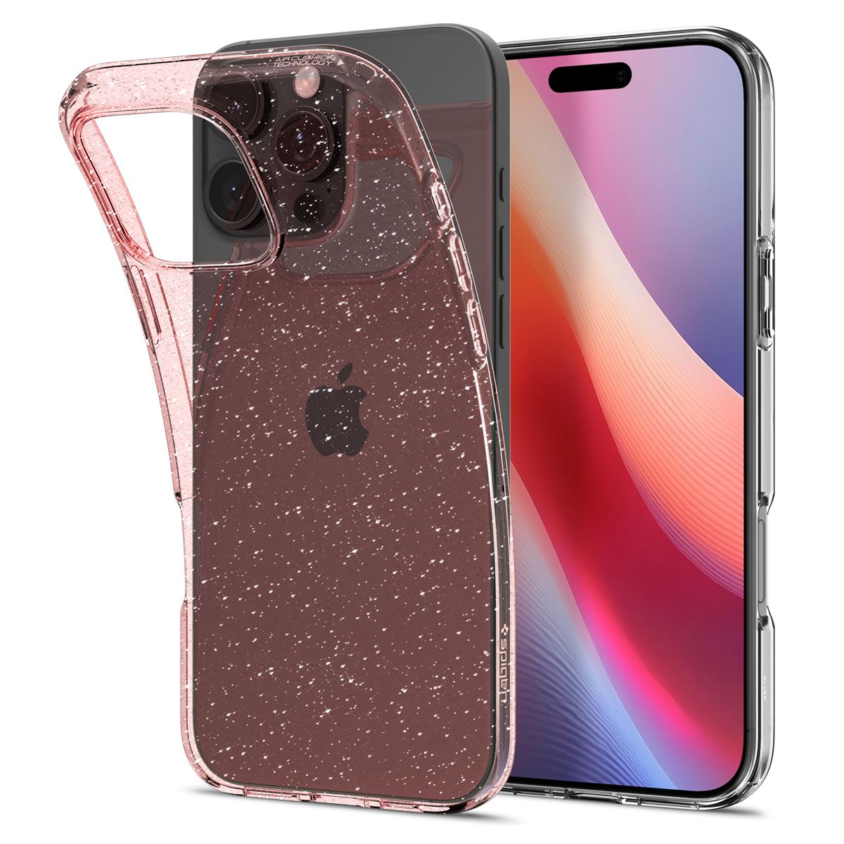 Spigen Liquid Crystal Glitter, Rose Quartz - iPhone 16 Pro (5)