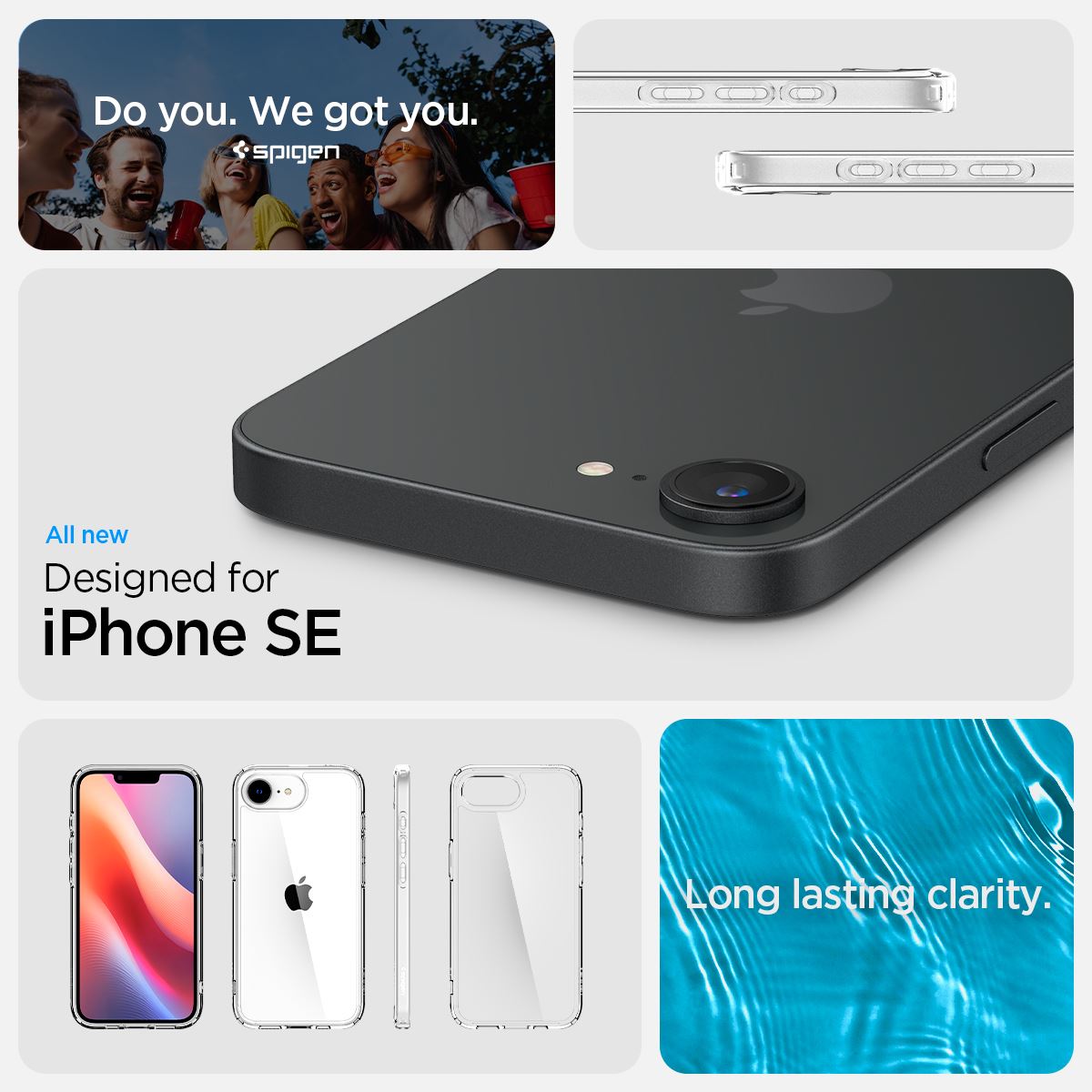 Spigen Ultra Hybrid, crystal clear - iPhone 16e (10)