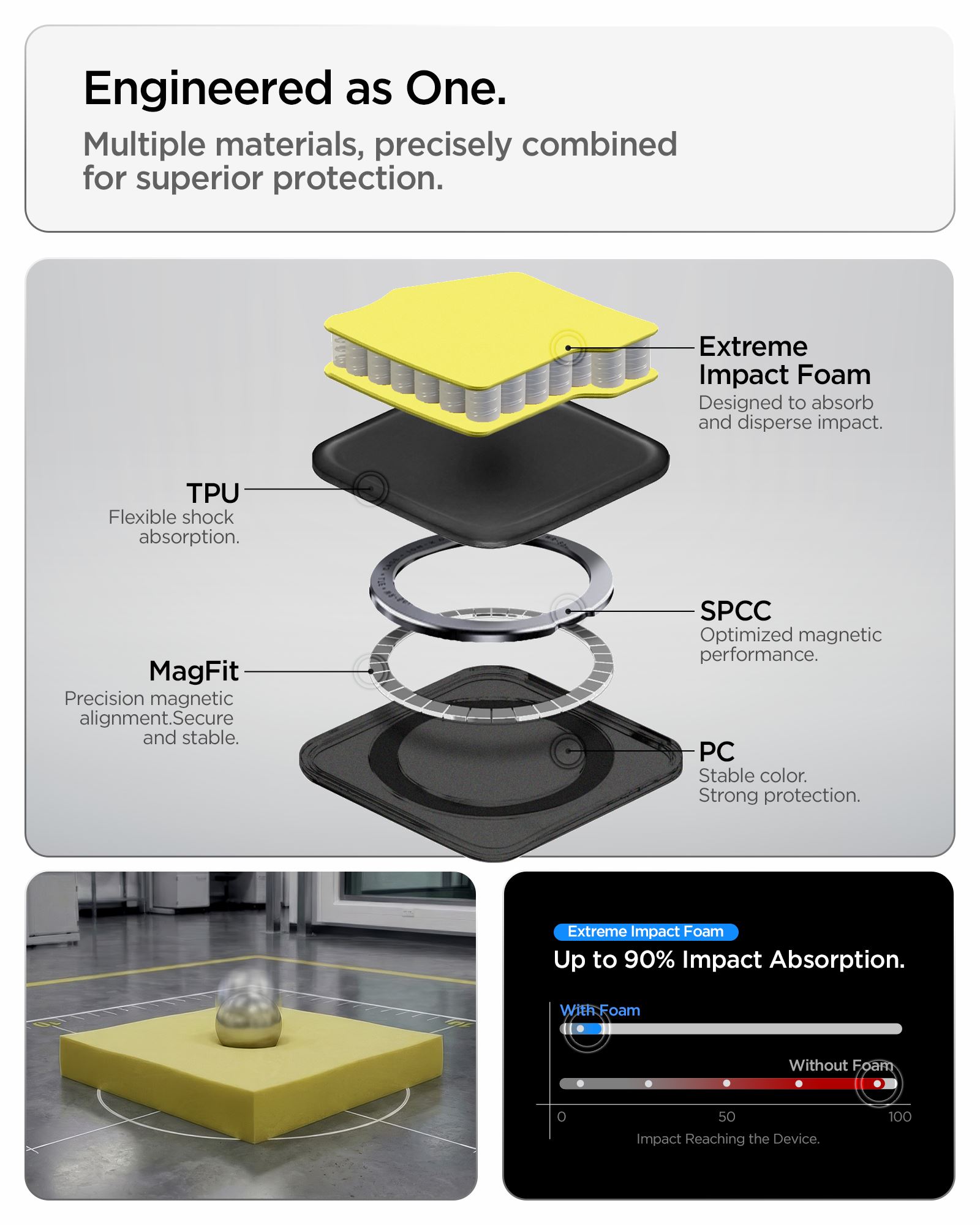 Spigen Tough Armor MagSafe, gunmetal - Samsung Galaxy S26+ (14)