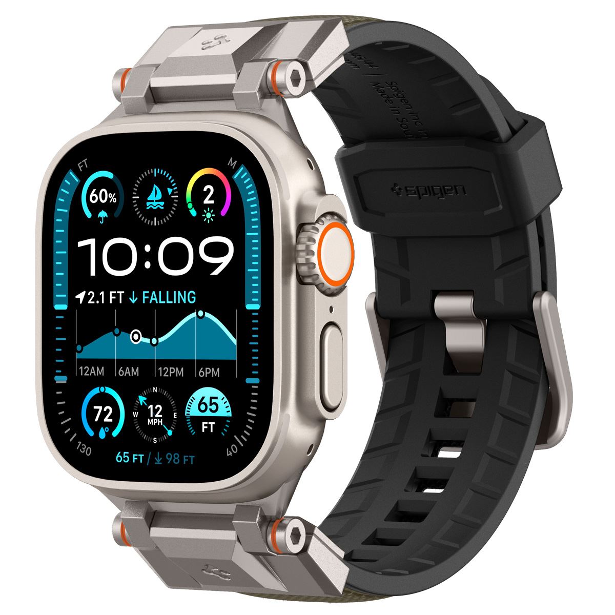 Spigen DuraPro Armor, military green - Apple Watch 49mm/46mm/45mm/44mm  (15)