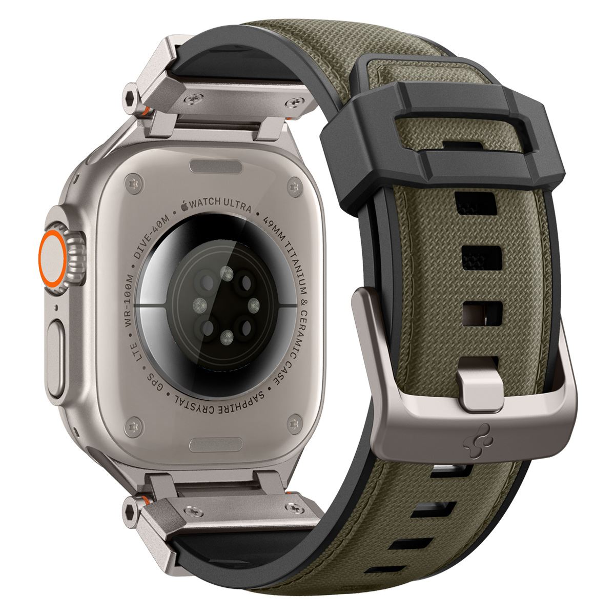 Spigen DuraPro Armor, military green - Apple Watch 49mm/46mm/45mm/44mm  (4)