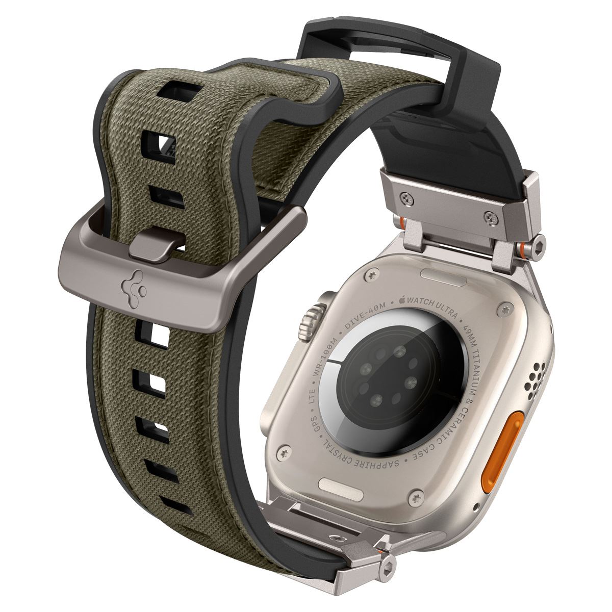 Spigen DuraPro Armor, military green - Apple Watch 49mm/46mm/45mm/44mm  (5)