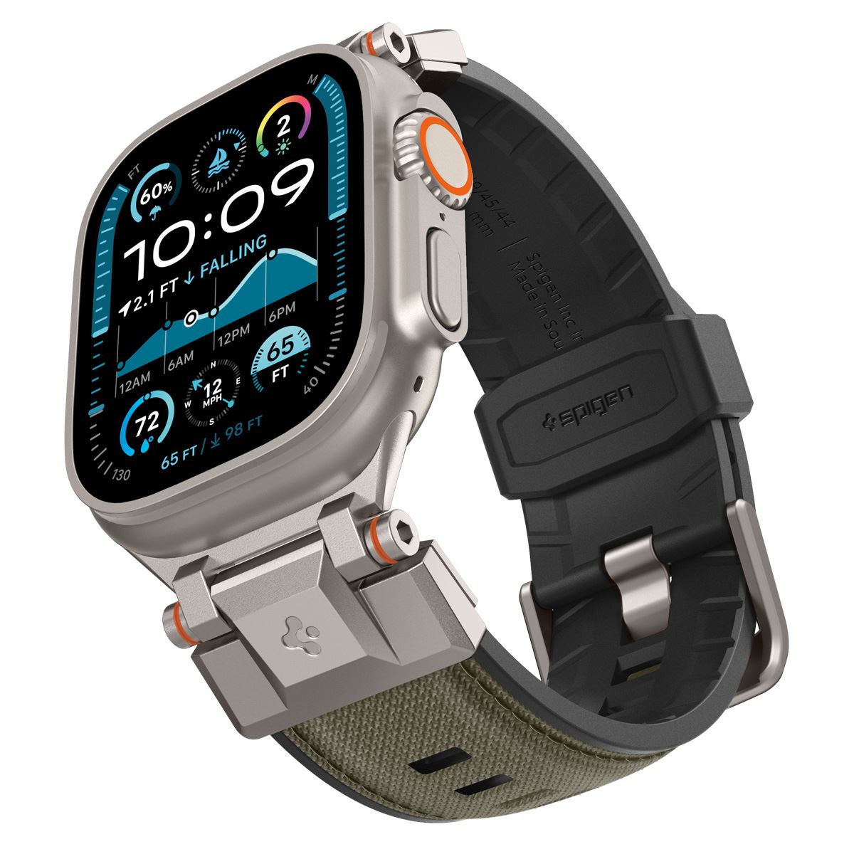 Spigen DuraPro Armor, military green - Apple Watch 49mm/46mm/45mm/44mm  (6)