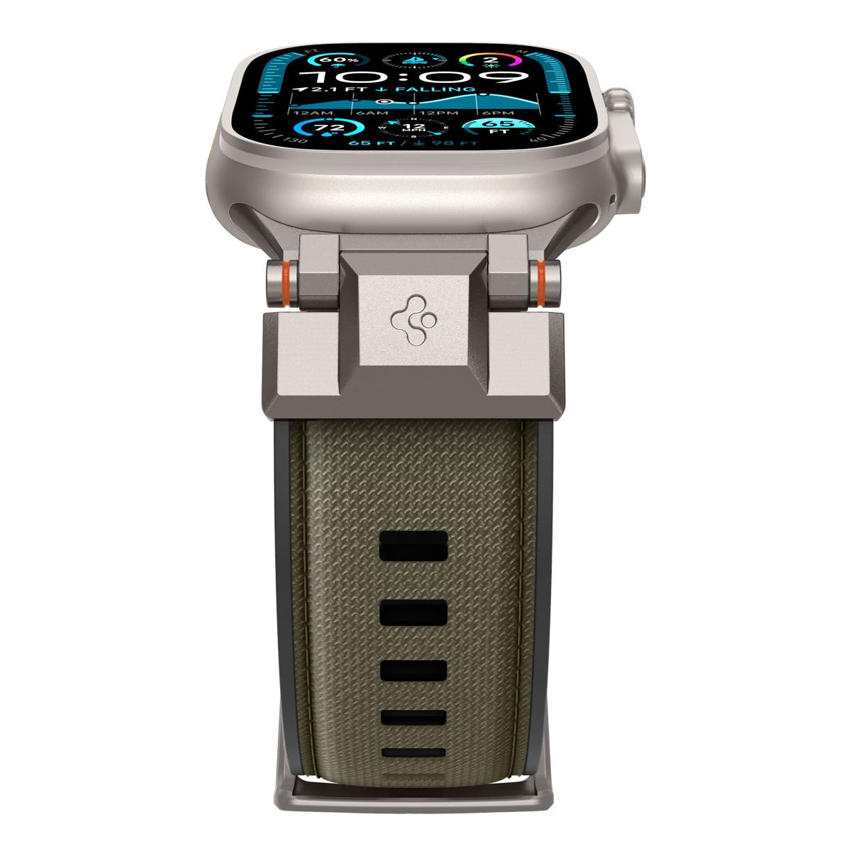 Spigen DuraPro Armor, military green - Apple Watch 49mm/46mm/45mm/44mm  (8)