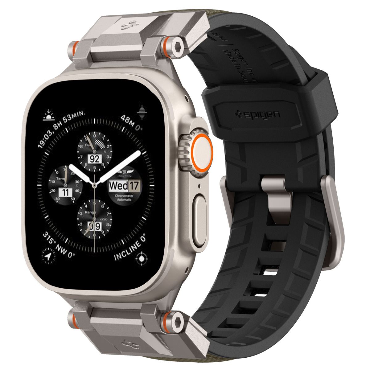 Spigen DuraPro Armor, military green - Apple Watch 49mm/46mm/45mm/44mm 