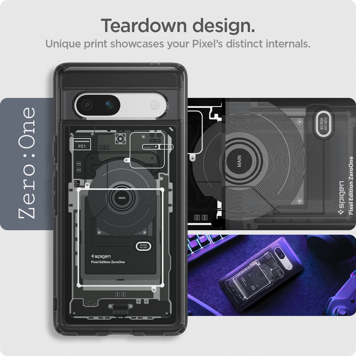 Spigen Ultra Hybrid, zero one - Google Pixel 7a (11)