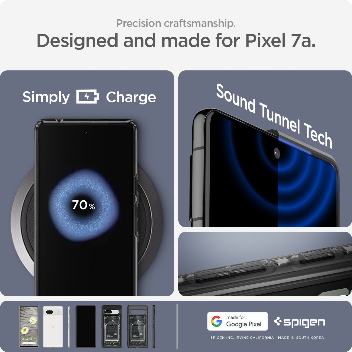 Spigen Ultra Hybrid, zero one - Google Pixel 7a (15)
