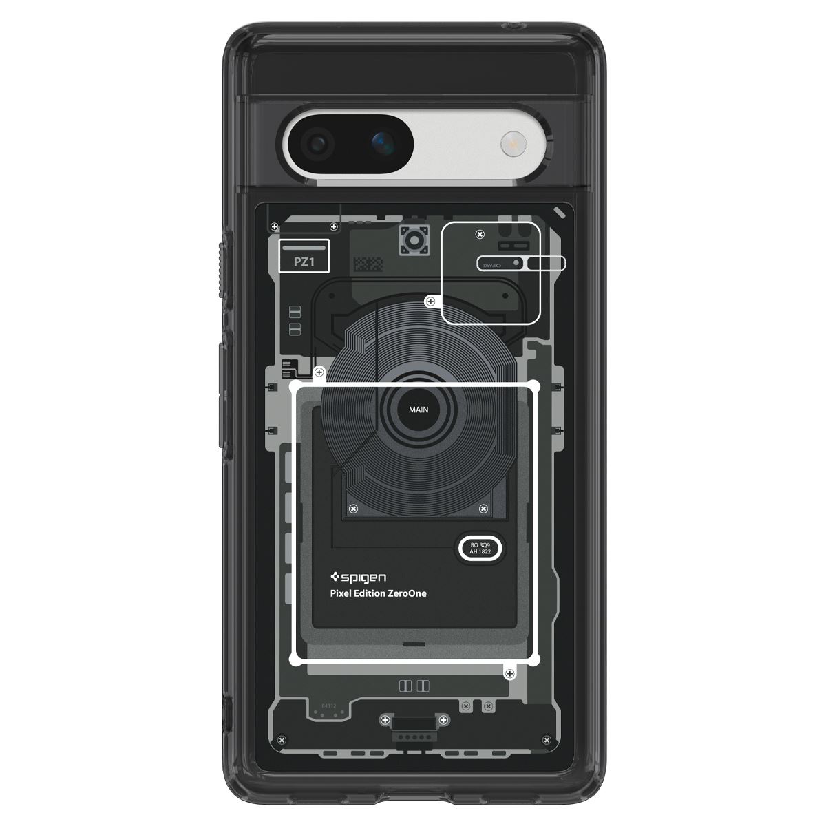 Spigen Ultra Hybrid, zero one - Google Pixel 7a (2)