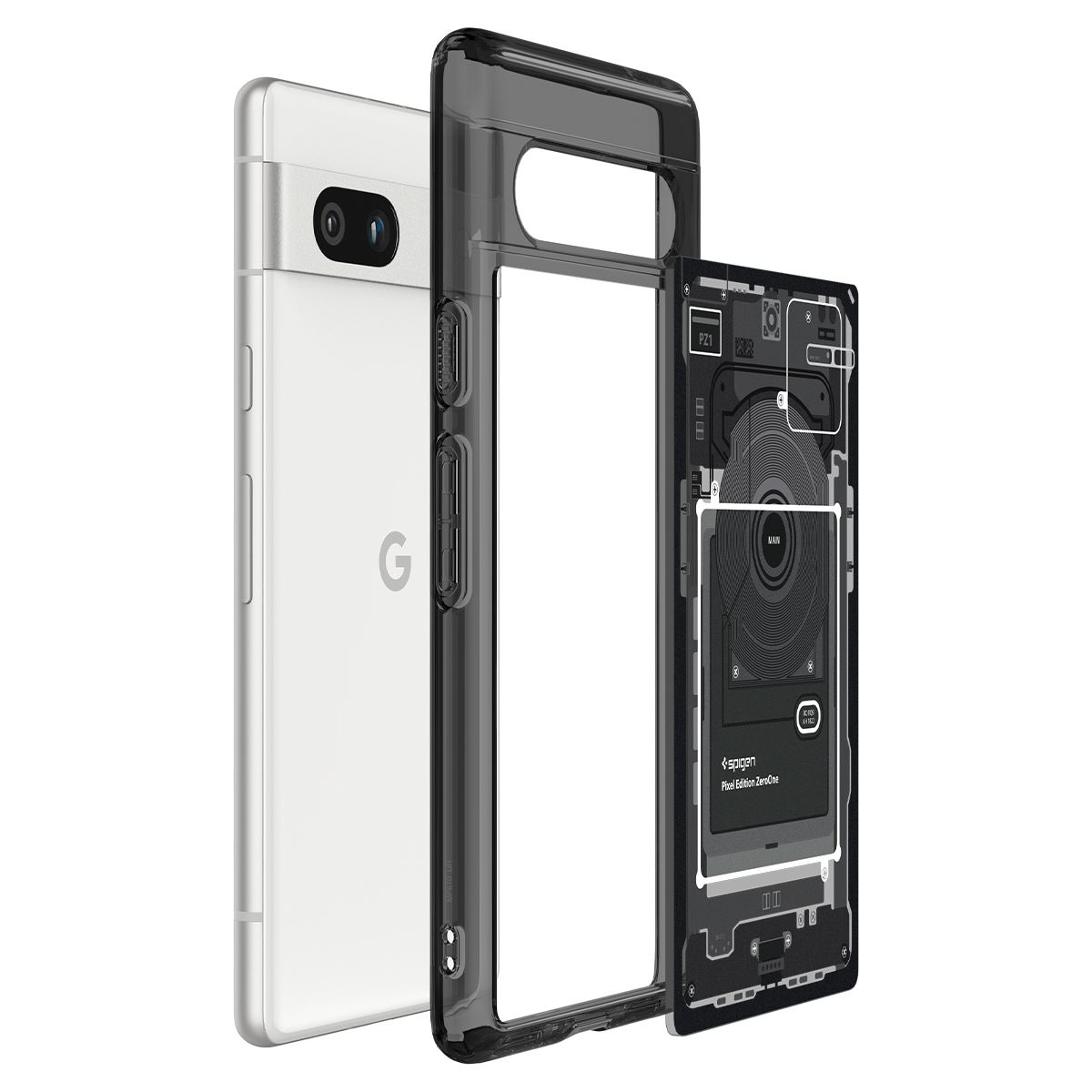 Spigen Ultra Hybrid, zero one - Google Pixel 7a (9)