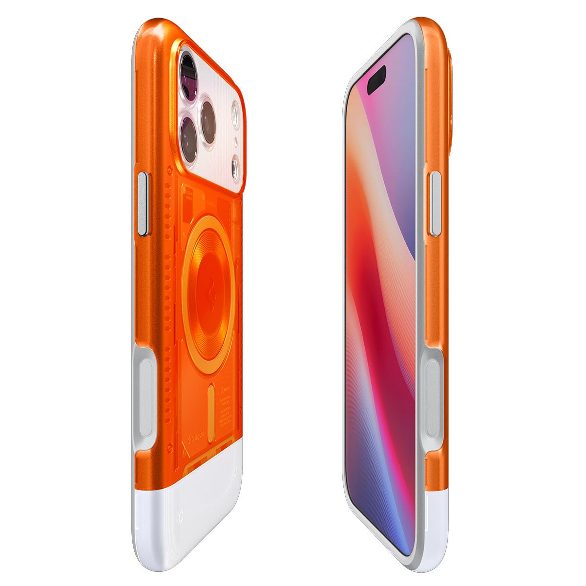 Spigen Classic C1 MagSafe, tangerine - iPhone 17 Pro (7)