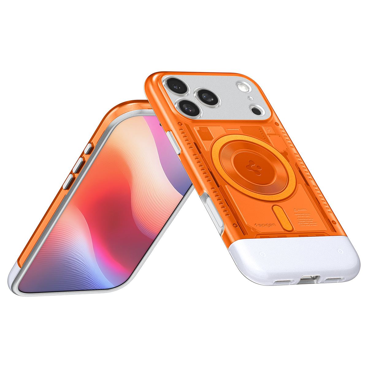 Spigen Classic C1 MagSafe, tangerine - iPhone 17 Pro (9)