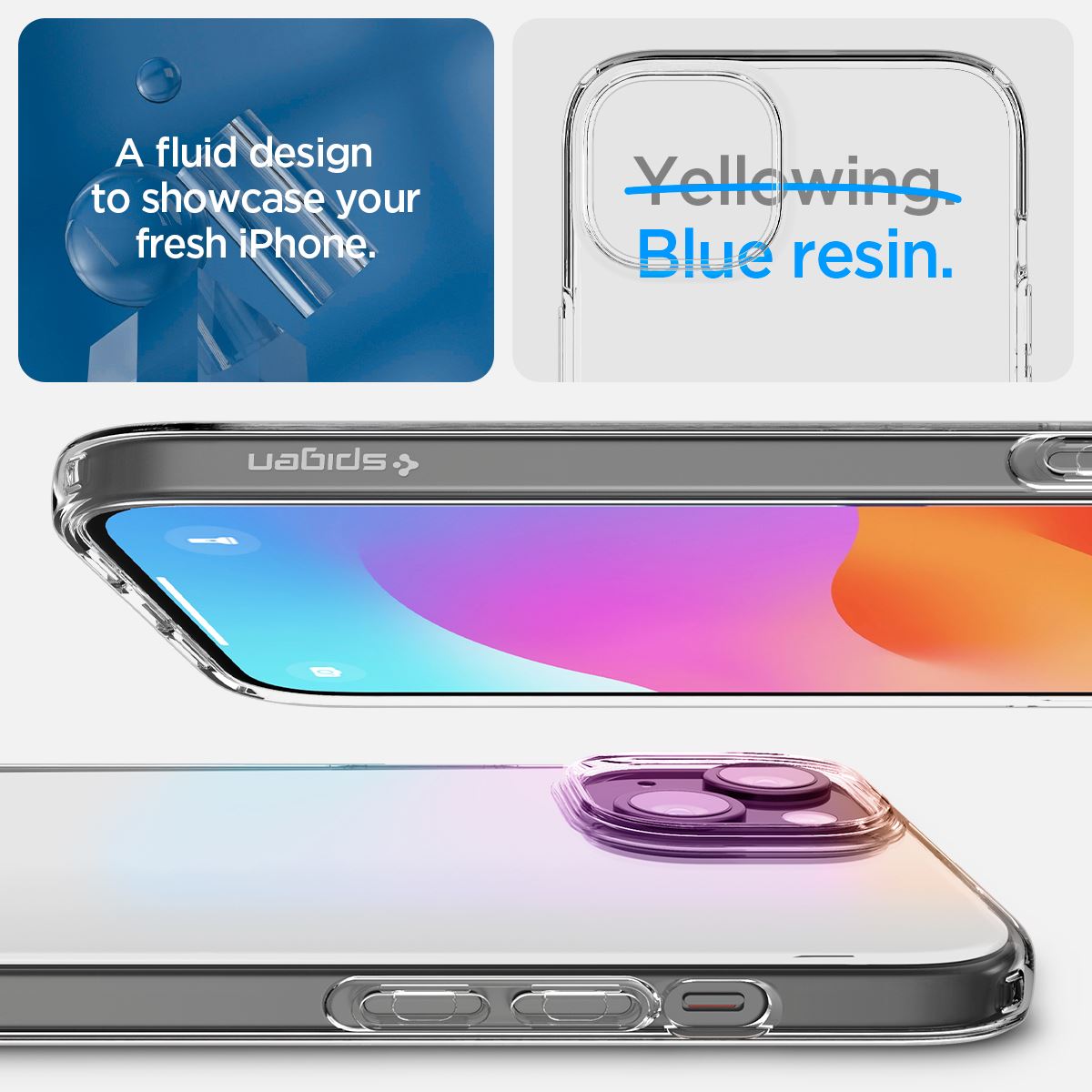 Spigen Liquid Crystal, crystal clear - iPhone 15 (12)
