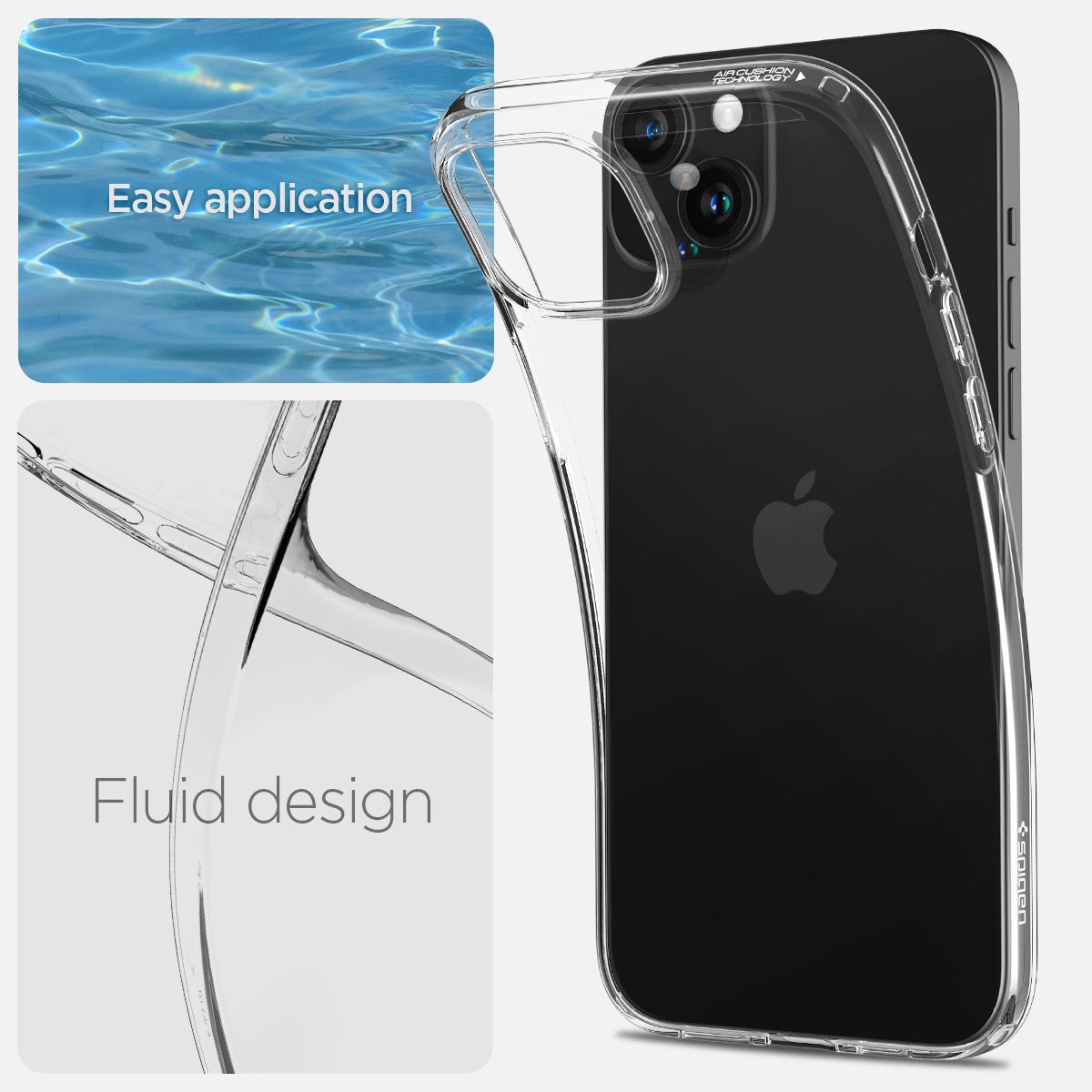 Spigen Liquid Crystal, crystal clear - iPhone 15 (13)