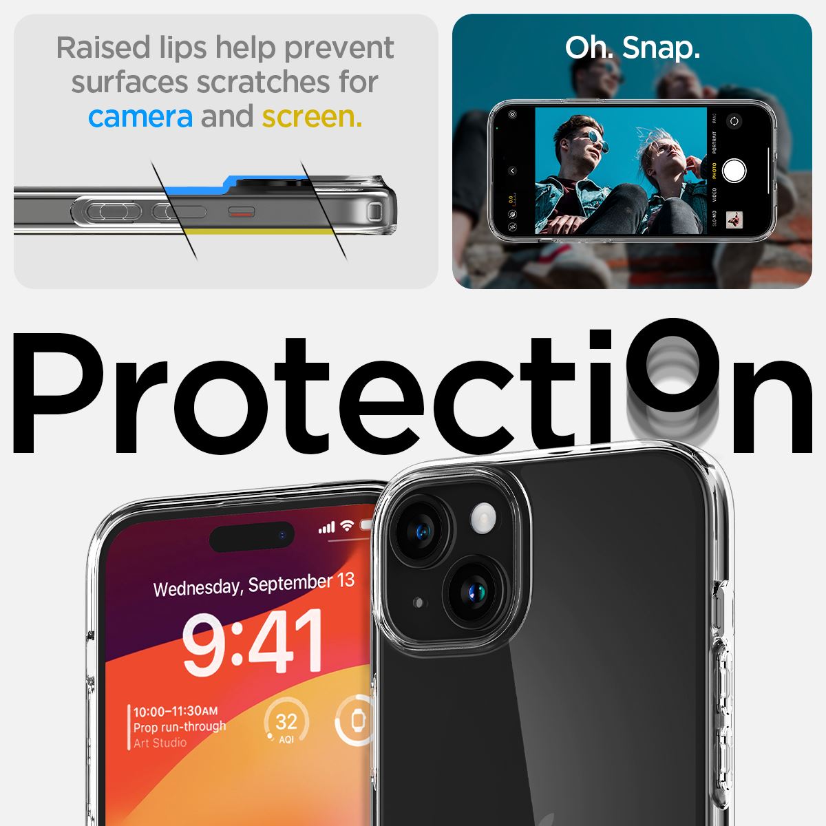 Spigen Liquid Crystal, crystal clear - iPhone 15 (14)