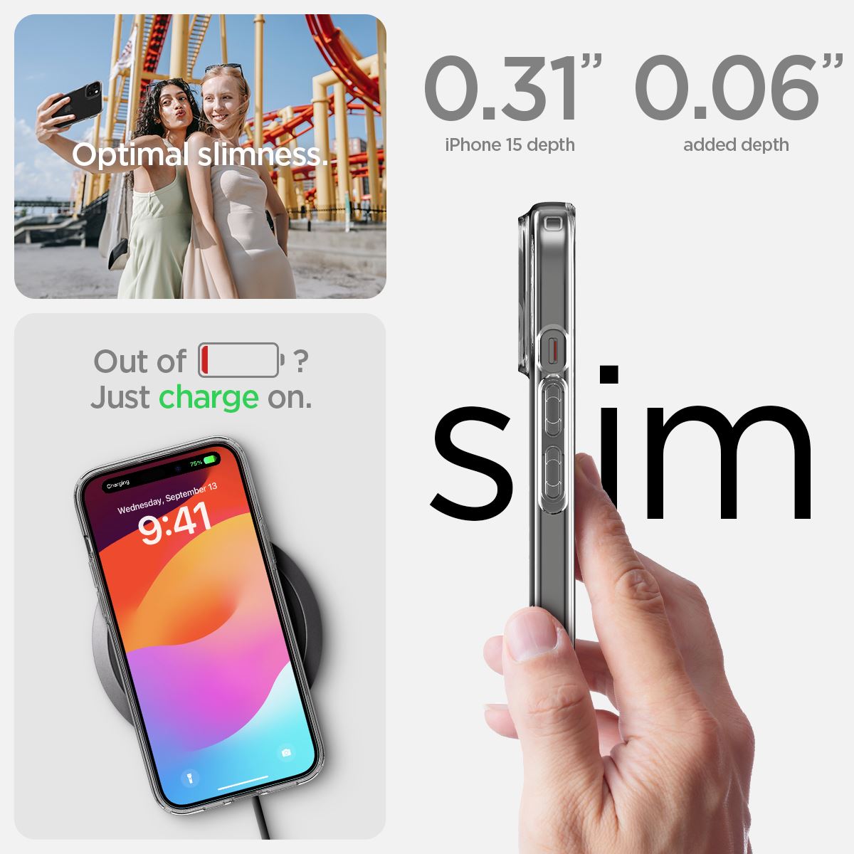 Spigen Liquid Crystal, crystal clear - iPhone 15 (15)