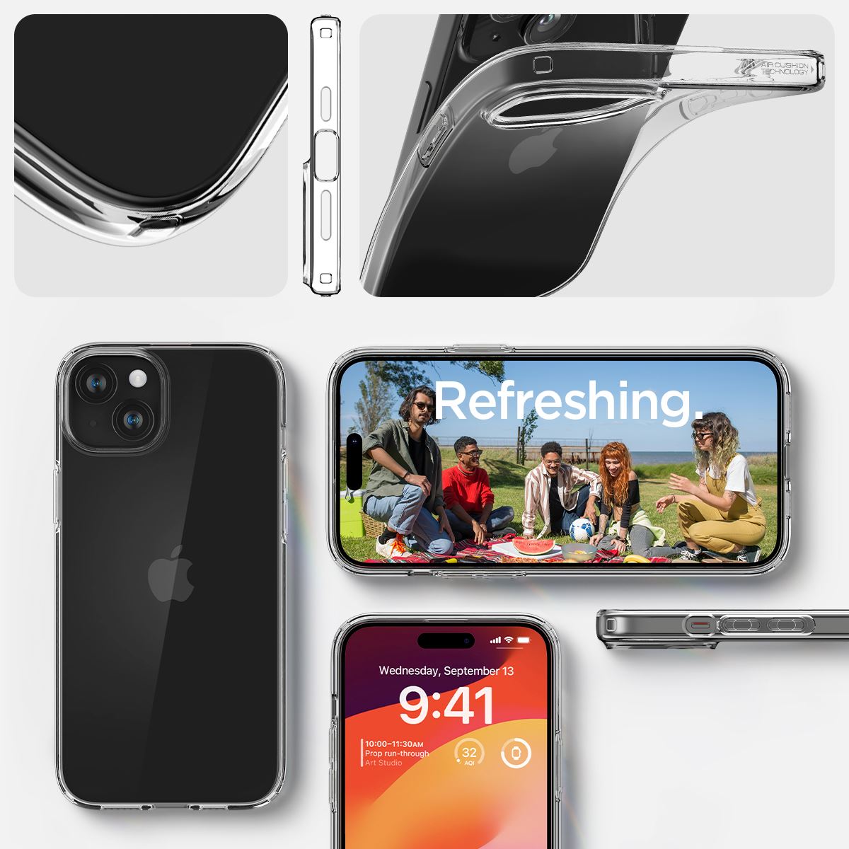 Spigen Liquid Crystal, crystal clear - iPhone 15 (16)