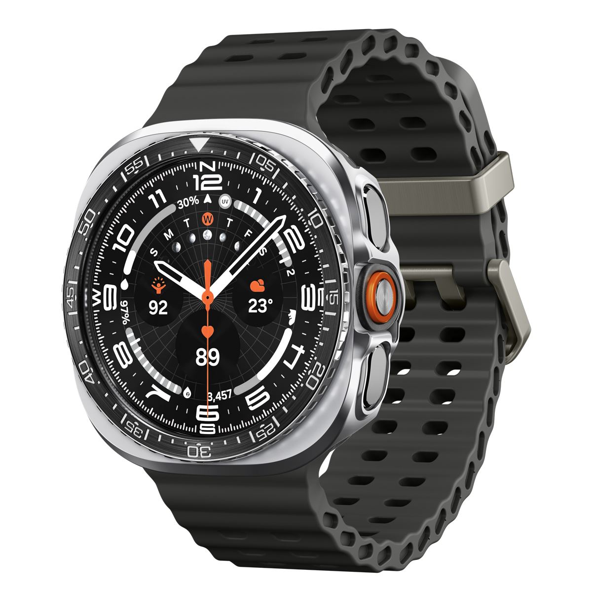 Spigen Bezel Tune Pro (Diver), black - Samsung Galaxy Watch Ultra 2 47mm