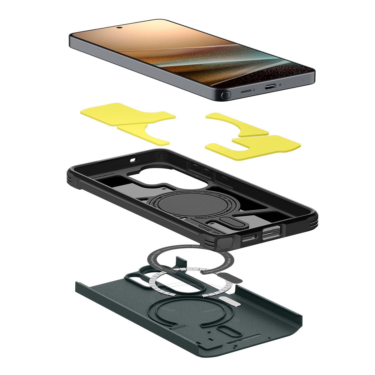 Spigen Tough Armor MagSafe, abyss green - Samsung Galaxy S26 Ultra (7)