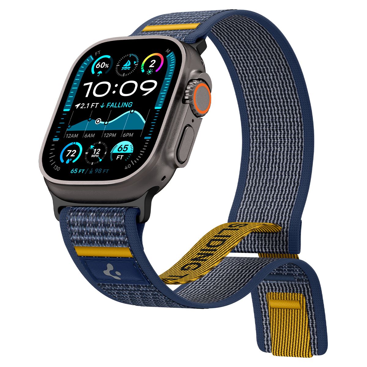 Spigen Athlex Air Active Band, navy - Apple Watch 49mm/46mm/45mm/44mm (10)