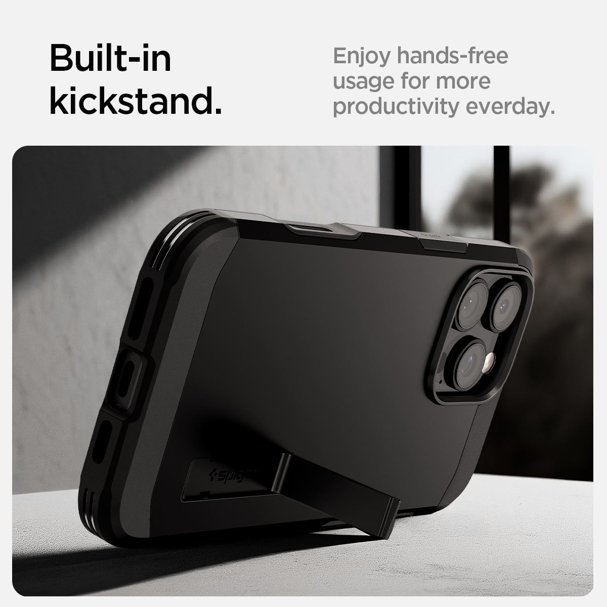 Spigen Tough Armor T MagSafe, black - iPhone 16 Pro (15)