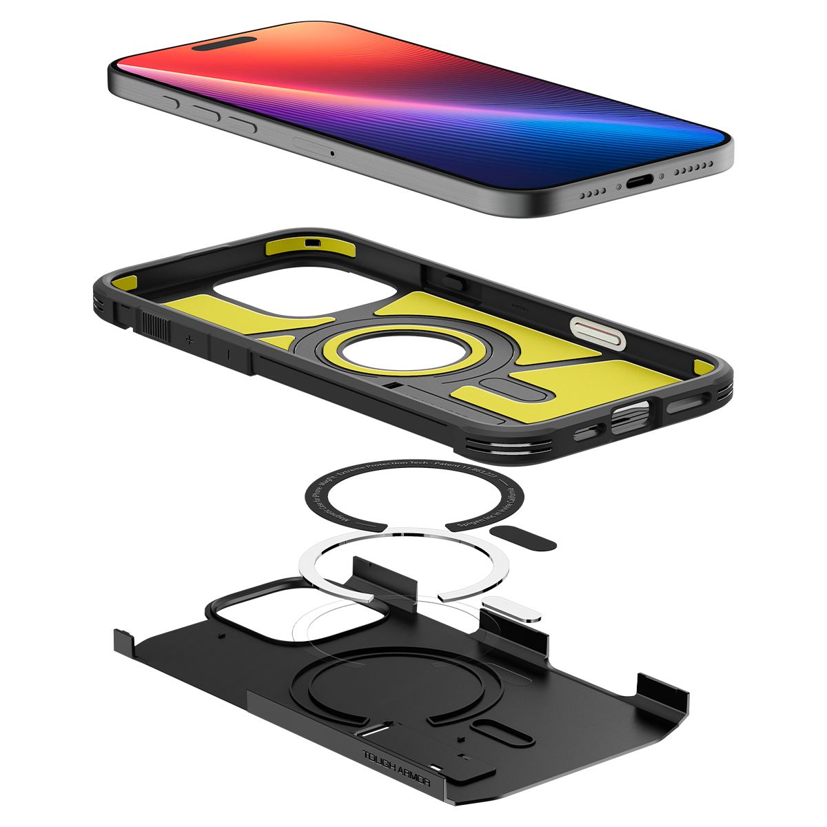 Spigen Tough Armor T MagSafe, black - iPhone 16 Pro (8)
