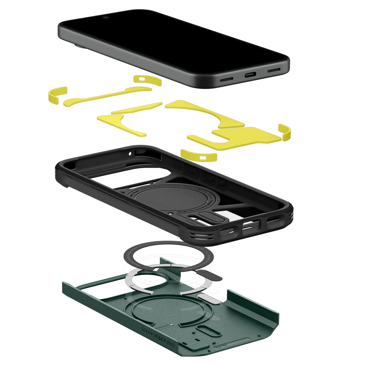 Spigen Tough Armor MagSafe, abyss green - Google Pixel 11 (8)