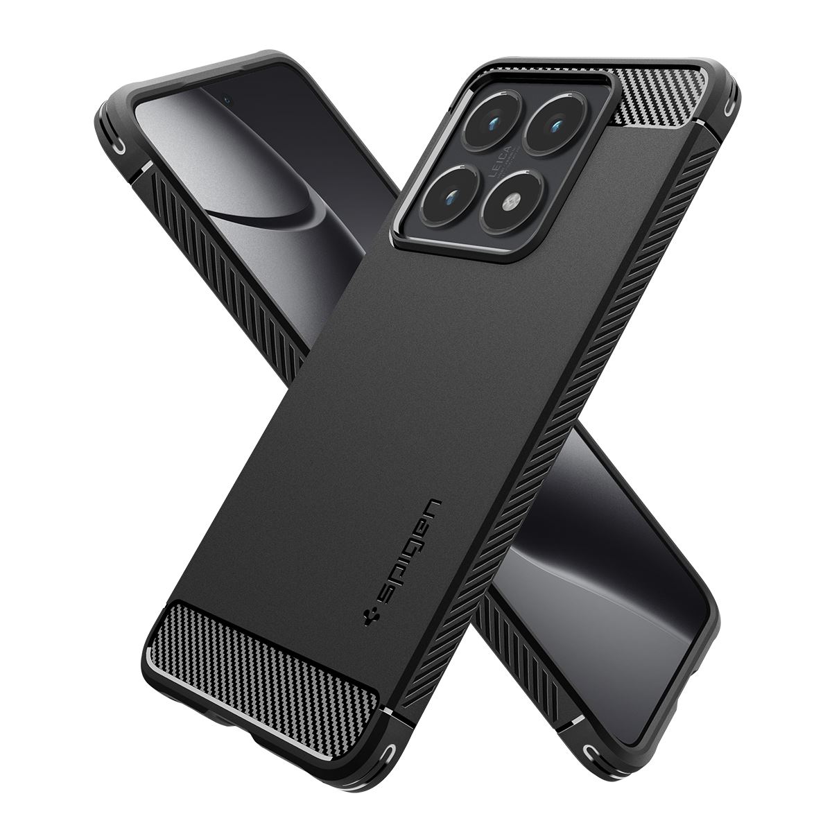 Spigen Rugged Armor, matte black - Xiaomi 14T (7)