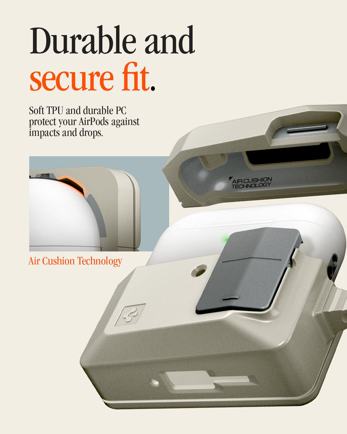 Spigen Classic LS, stone - AirPods Pro 3 (18)