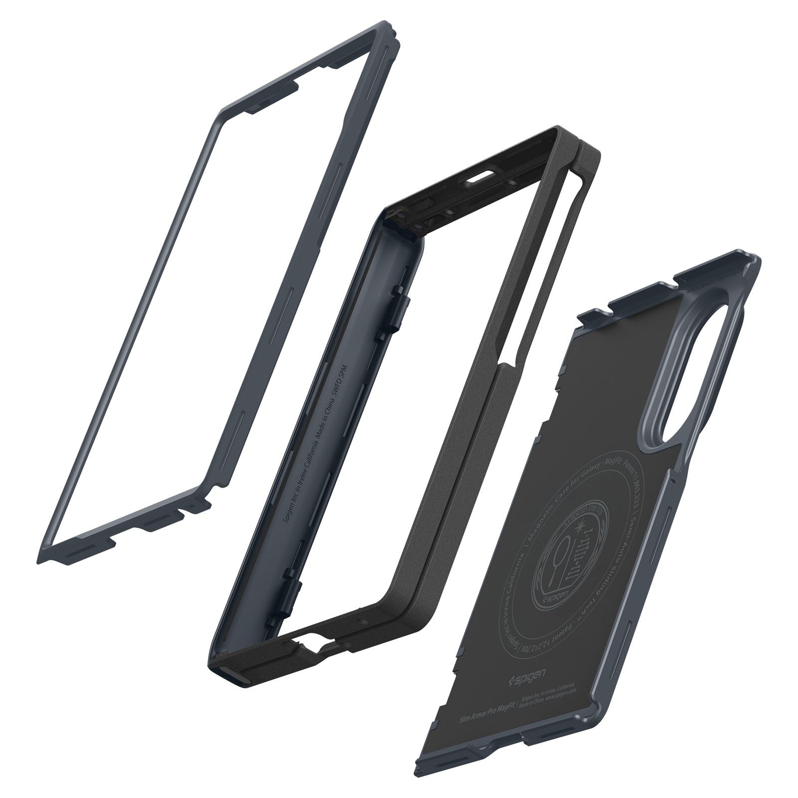 Spigen Slim Armor Pro MagSafe, metal slate - Samsung Galaxy Z Fold8 (9)