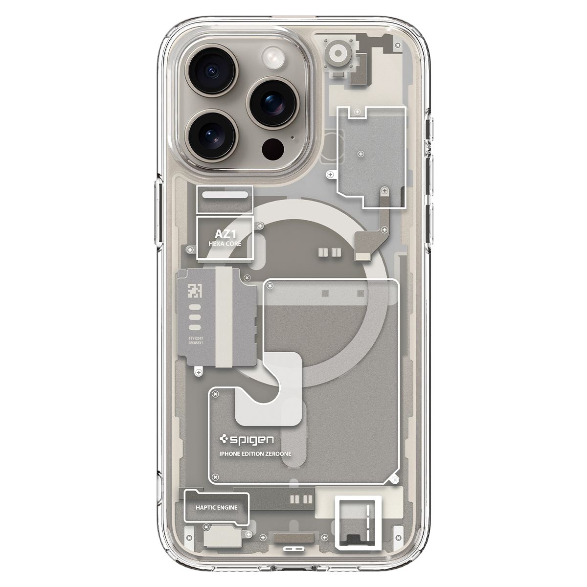 Spigen Ultra Hybrid MagSafe, zero one natural titanium - iPhone 15 Pro (3)
