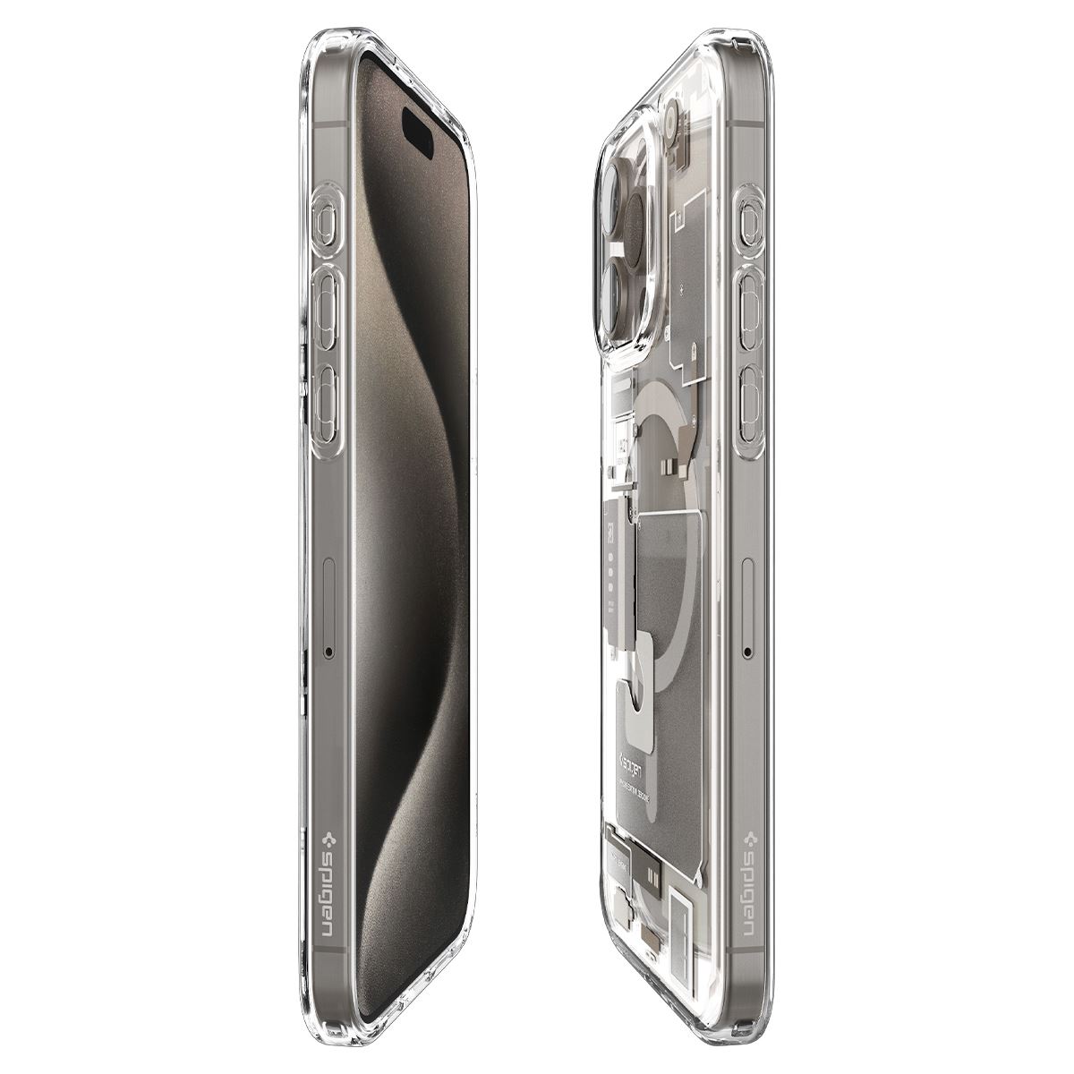 Spigen Ultra Hybrid MagSafe, zero one natural titanium - iPhone 15 Pro (5)