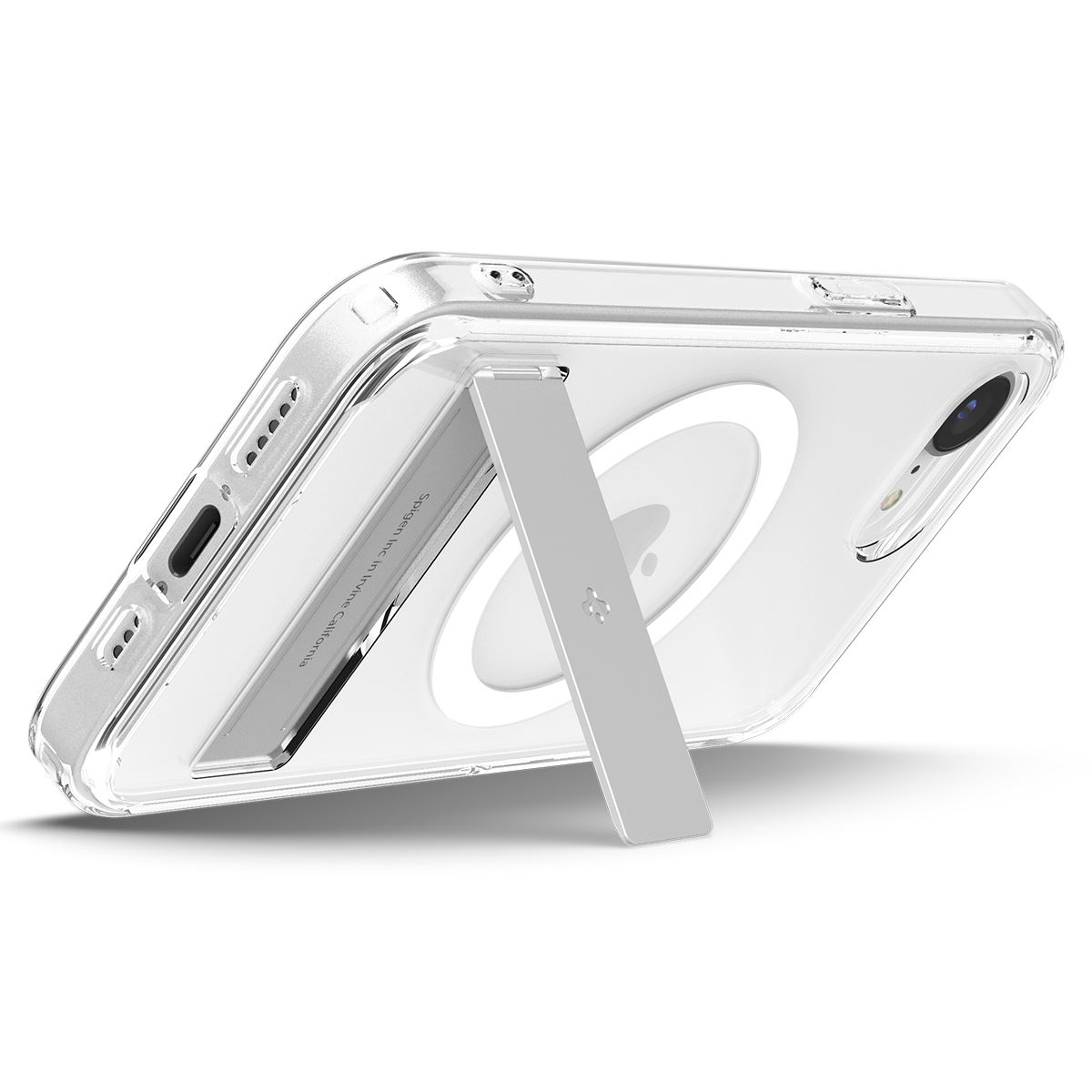 Spigen Ultra Hybrid S MagSafe, clear white - iPhone 16e (10)