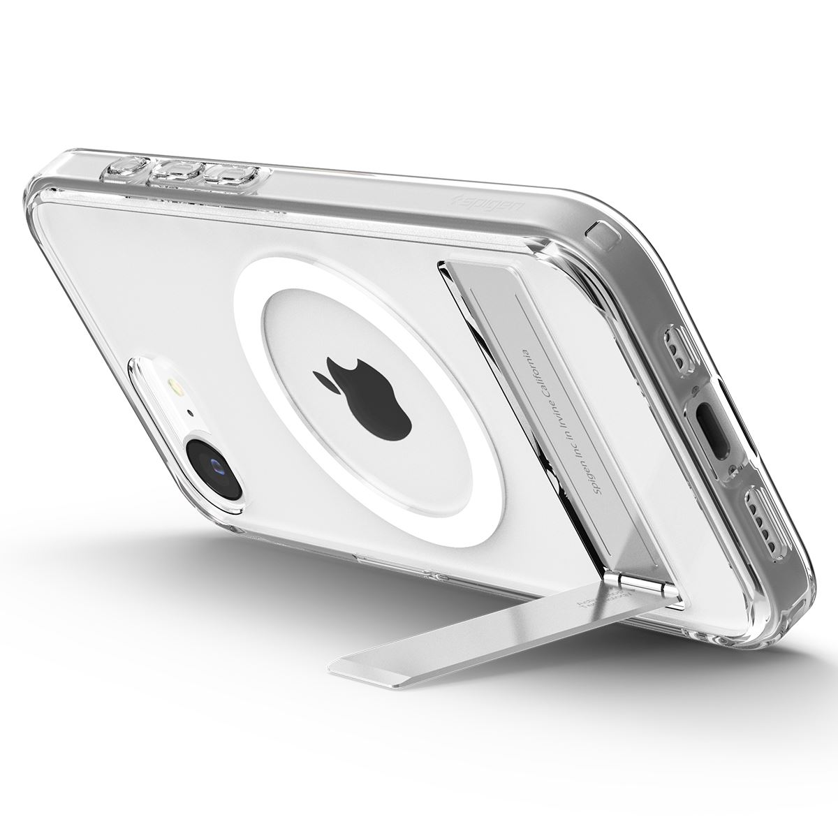 Spigen Ultra Hybrid S MagSafe, clear white - iPhone 16e (11)