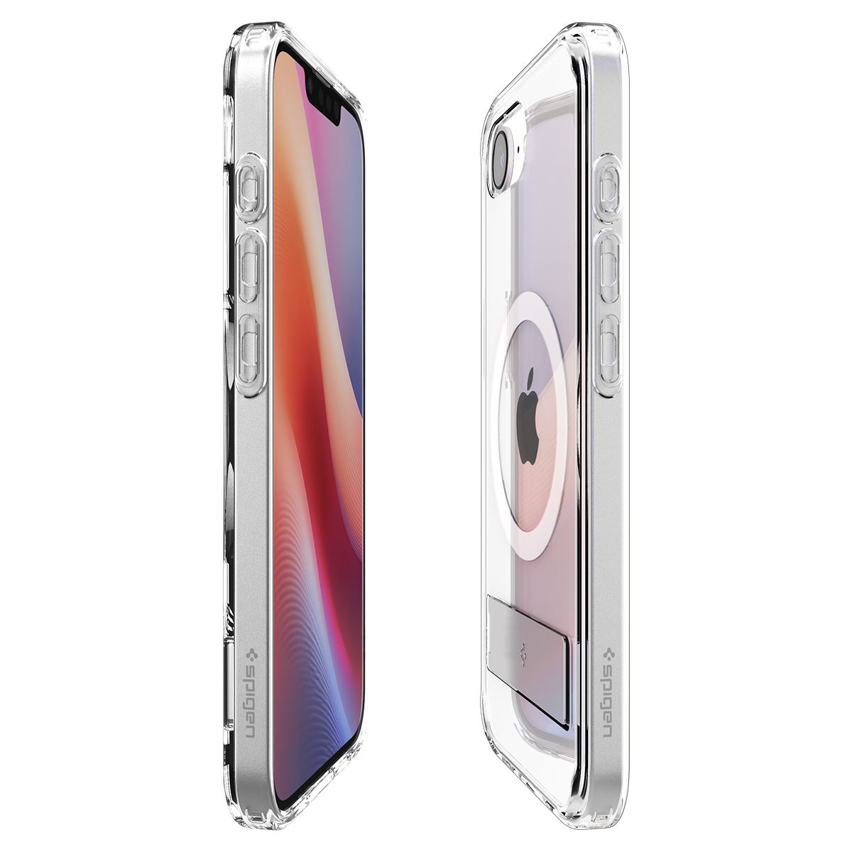 Spigen Ultra Hybrid S MagSafe, clear white - iPhone 16e (7)