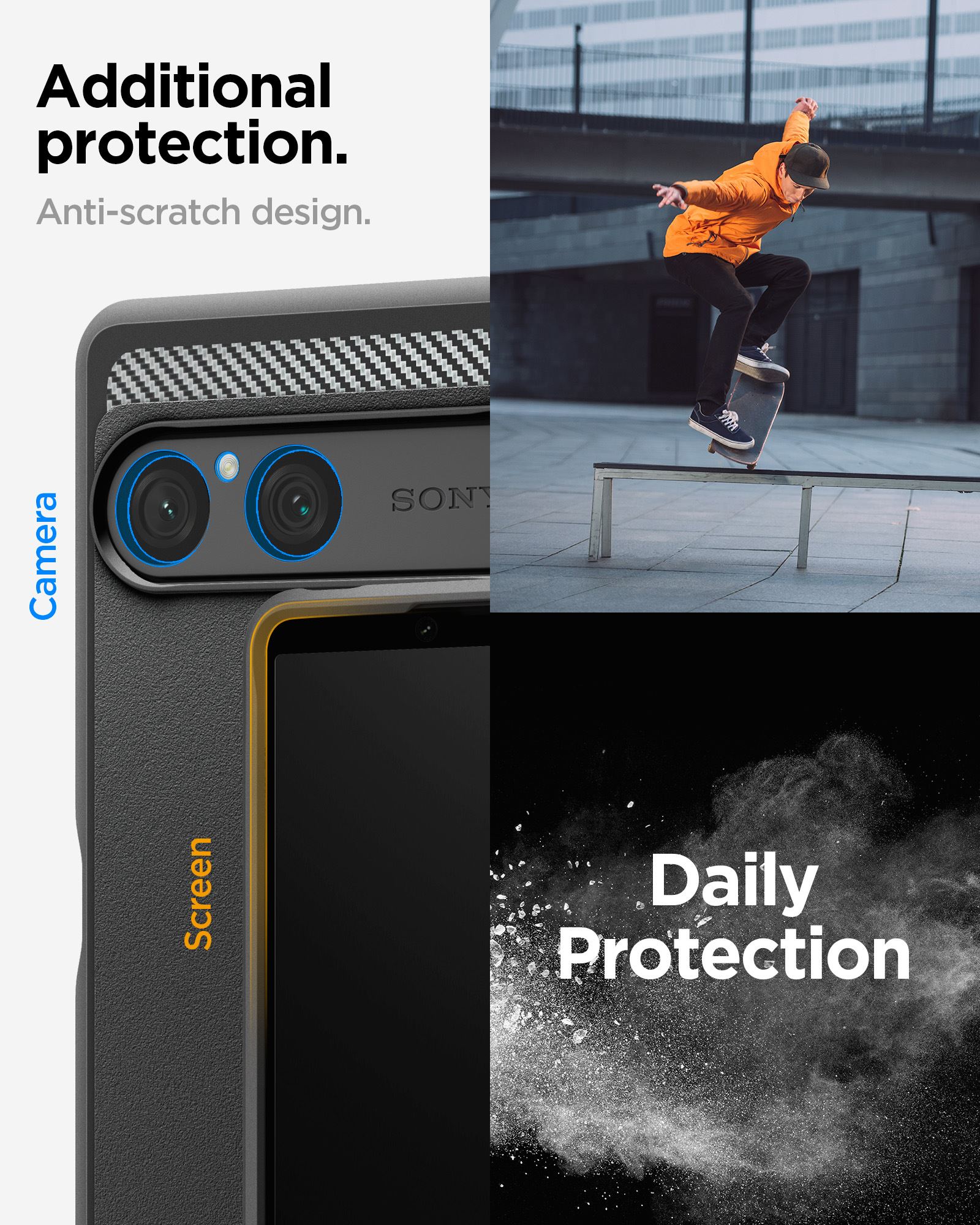 Spigen Rugged Armor, matte black - Sony Xperia 10 VII (16)