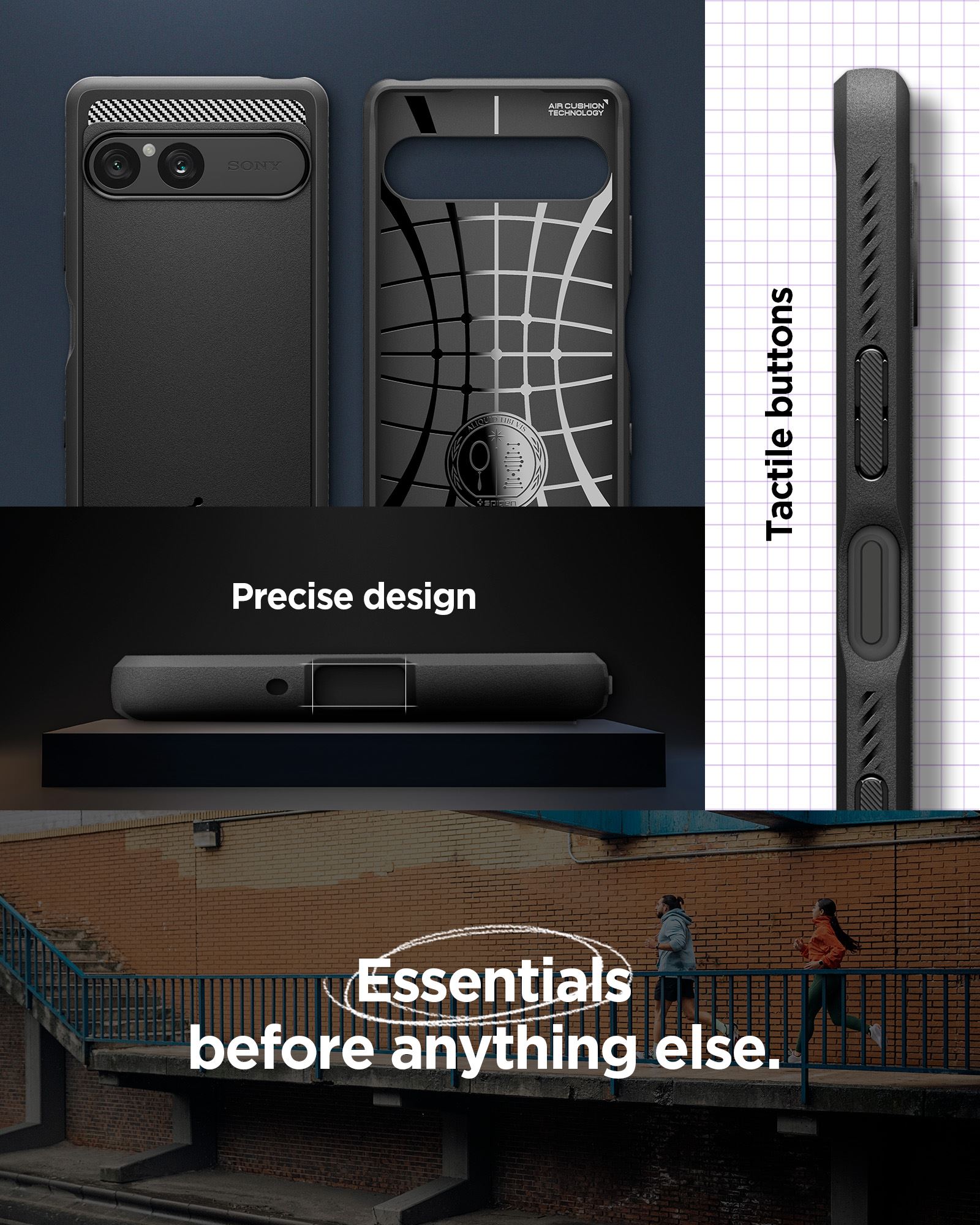 Spigen Rugged Armor, matte black - Sony Xperia 10 VII (18)