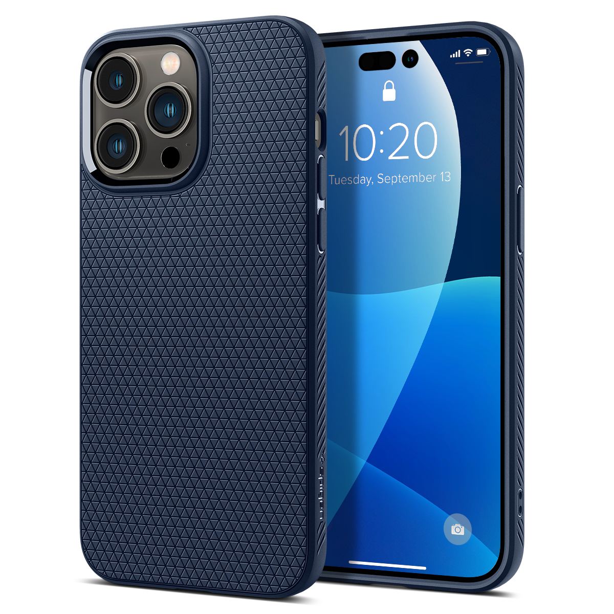 Spigen Liquid Air, navy blue - iPhone 14 Pro (1)