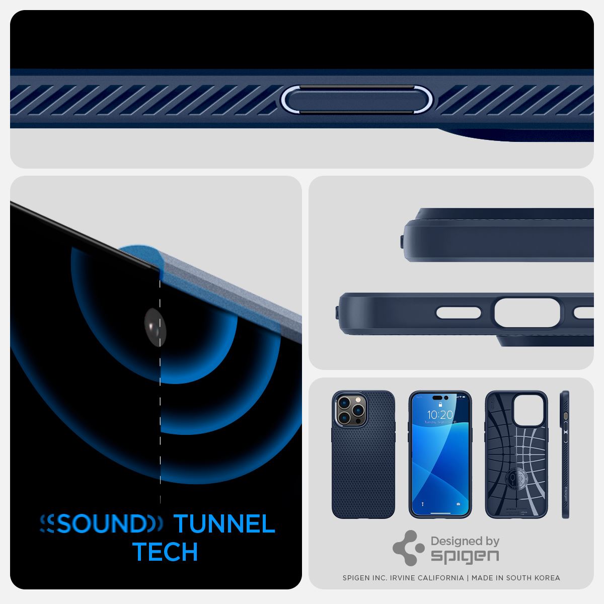 Spigen Liquid Air, navy blue - iPhone 14 Pro (16)