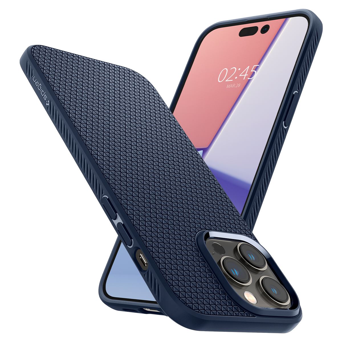Spigen Liquid Air, navy blue - iPhone 14 Pro (9)