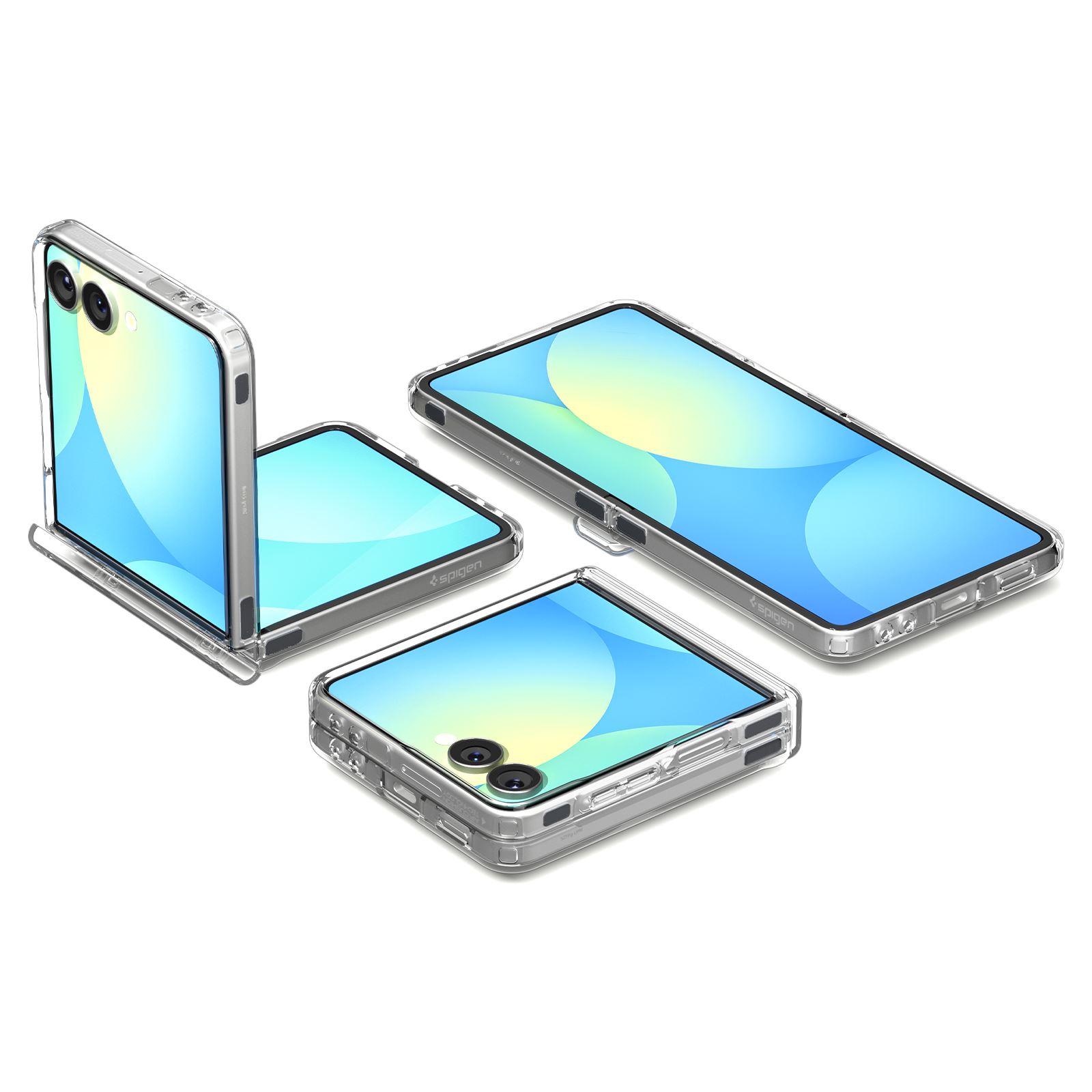 Spigen Ultra Hybrid Pro MagSafe, clear white - Samsung Galaxy Z Flip7 (13)