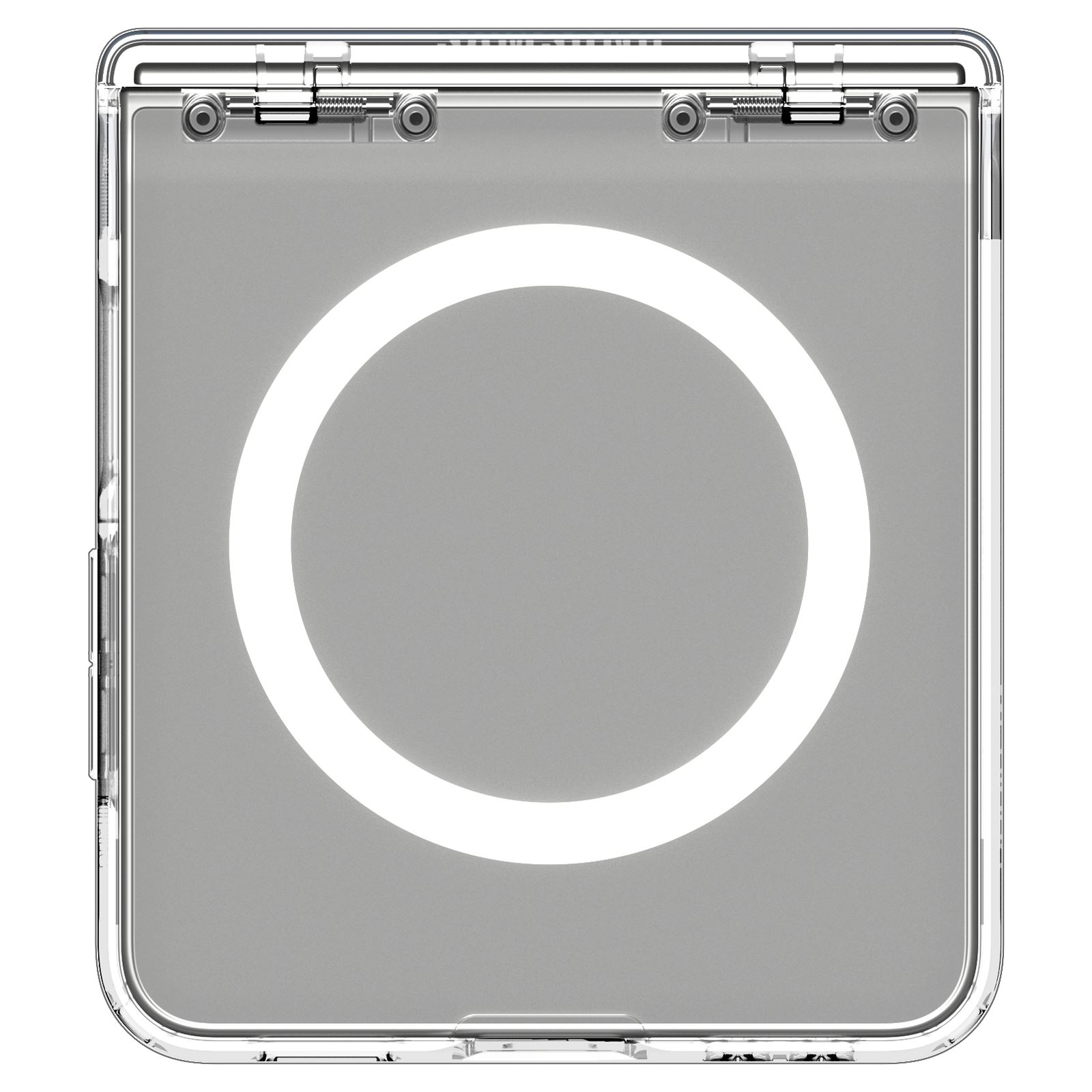 Spigen Ultra Hybrid Pro MagSafe, clear white - Samsung Galaxy Z Flip7 (7)