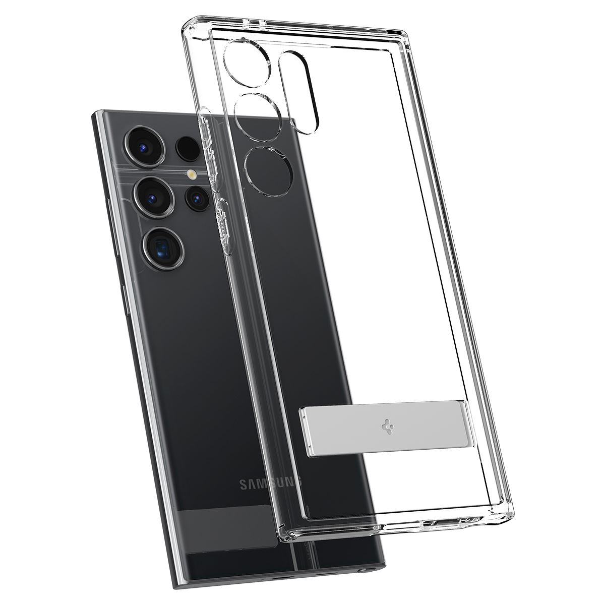 Spigen Ultra Hybrid S, crystal clear - Samsung Galaxy S24 Ultra (10)