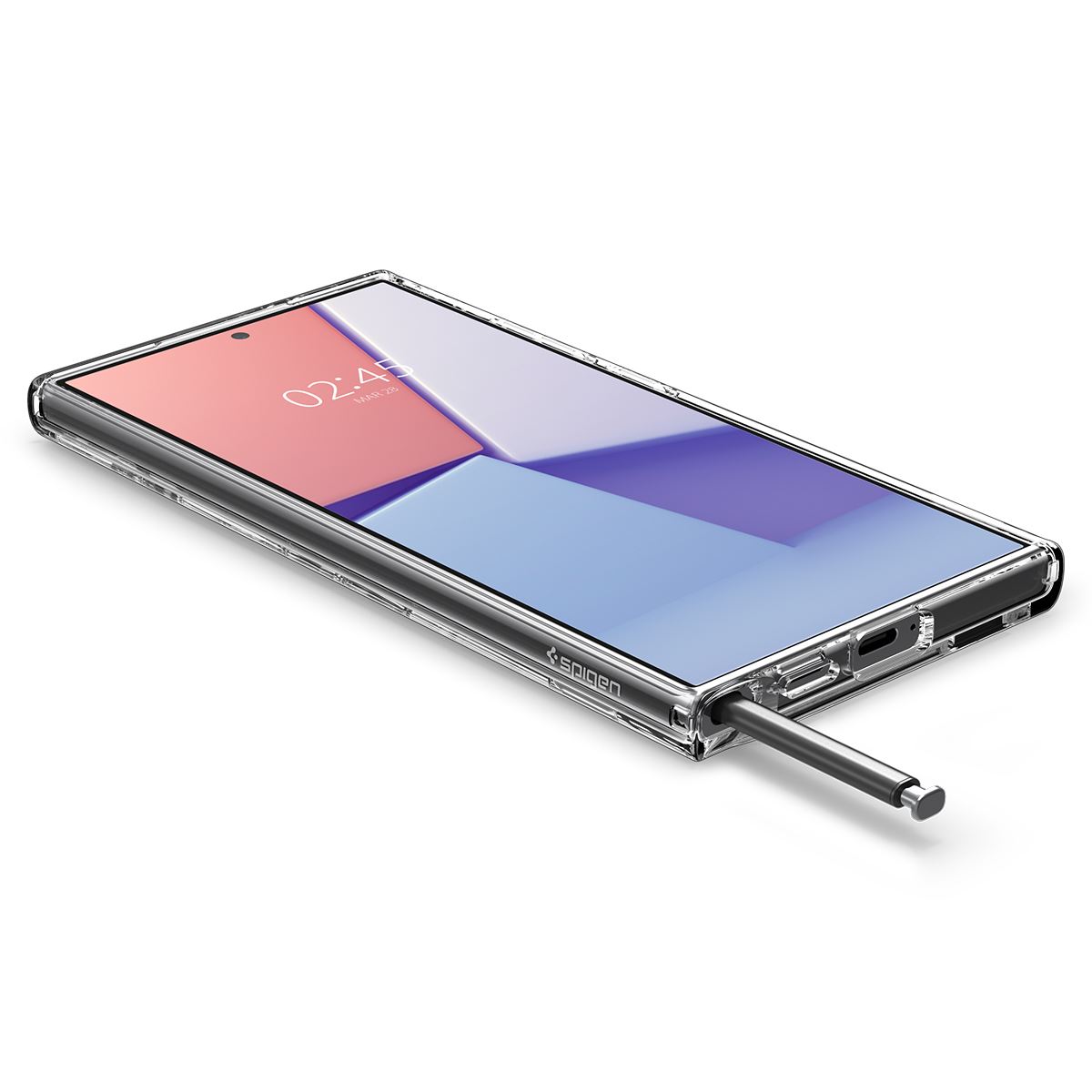 Spigen Ultra Hybrid S, crystal clear - Samsung Galaxy S24 Ultra (12)