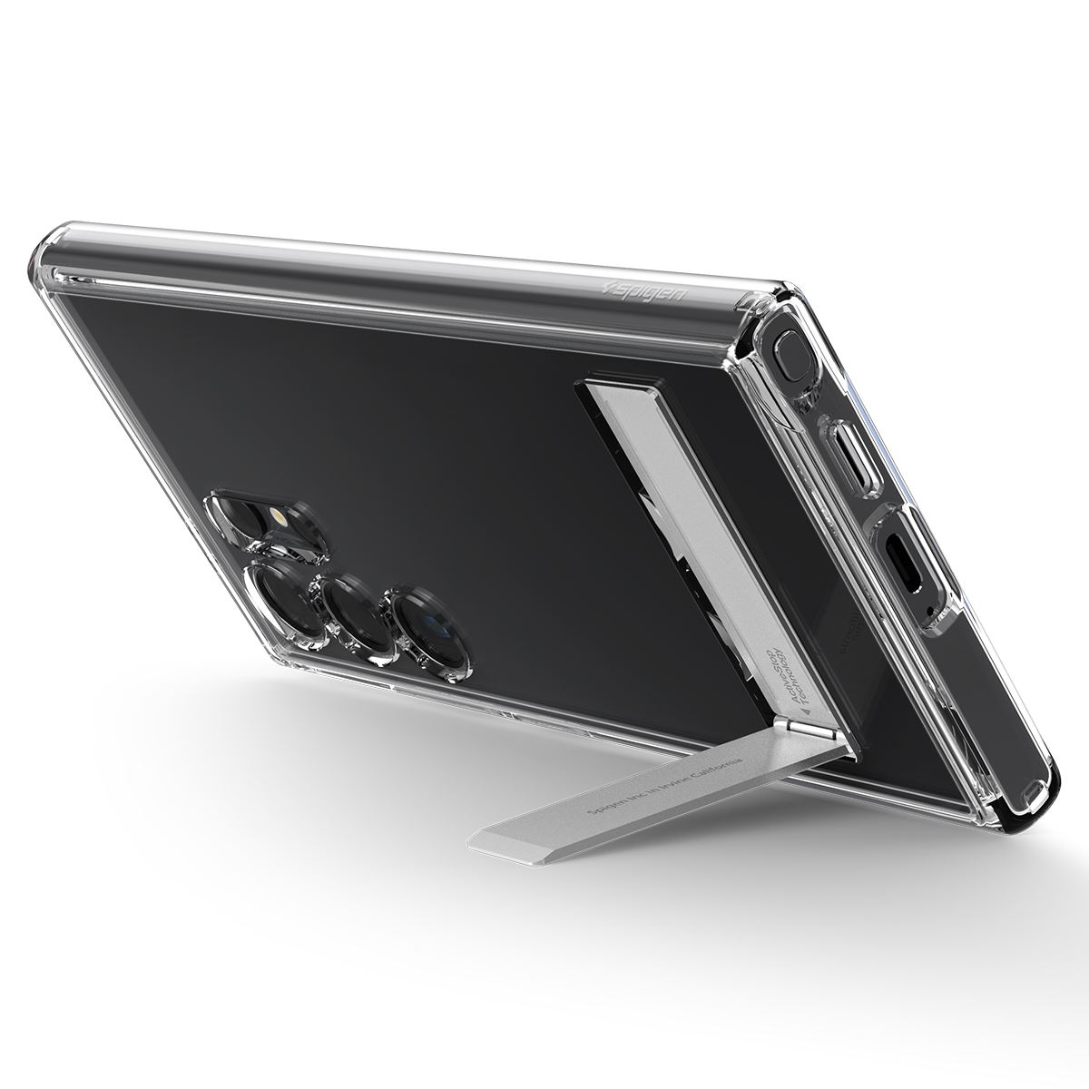 Spigen Ultra Hybrid S, crystal clear - Samsung Galaxy S24 Ultra (14)