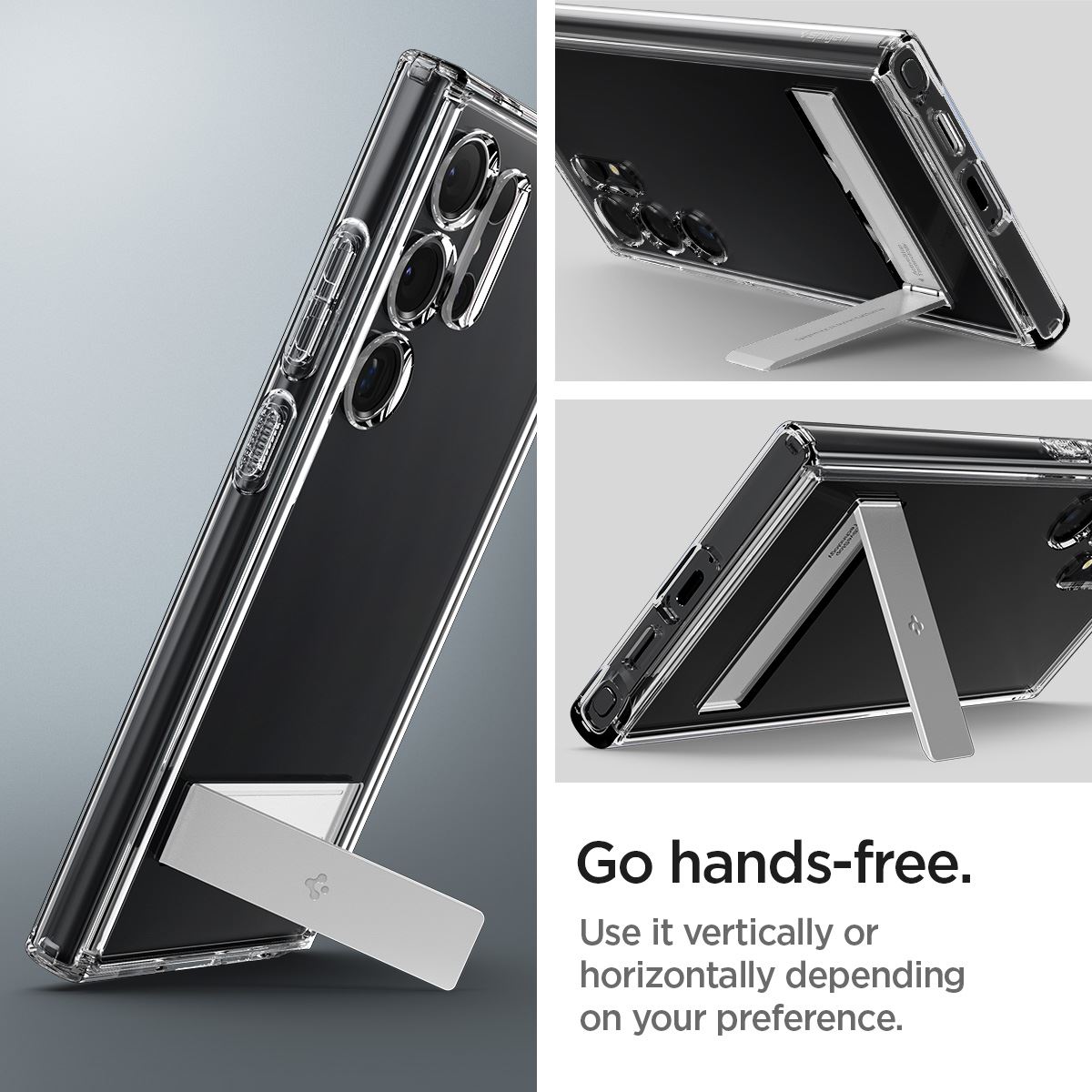 Spigen Ultra Hybrid S, crystal clear - Samsung Galaxy S24 Ultra (18)