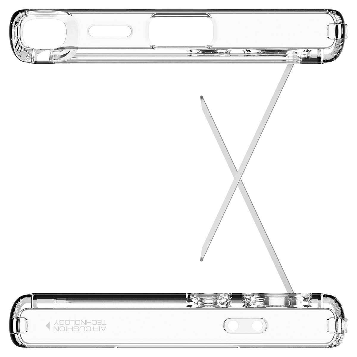 Spigen Ultra Hybrid S, crystal clear - Samsung Galaxy S24 Ultra (7)