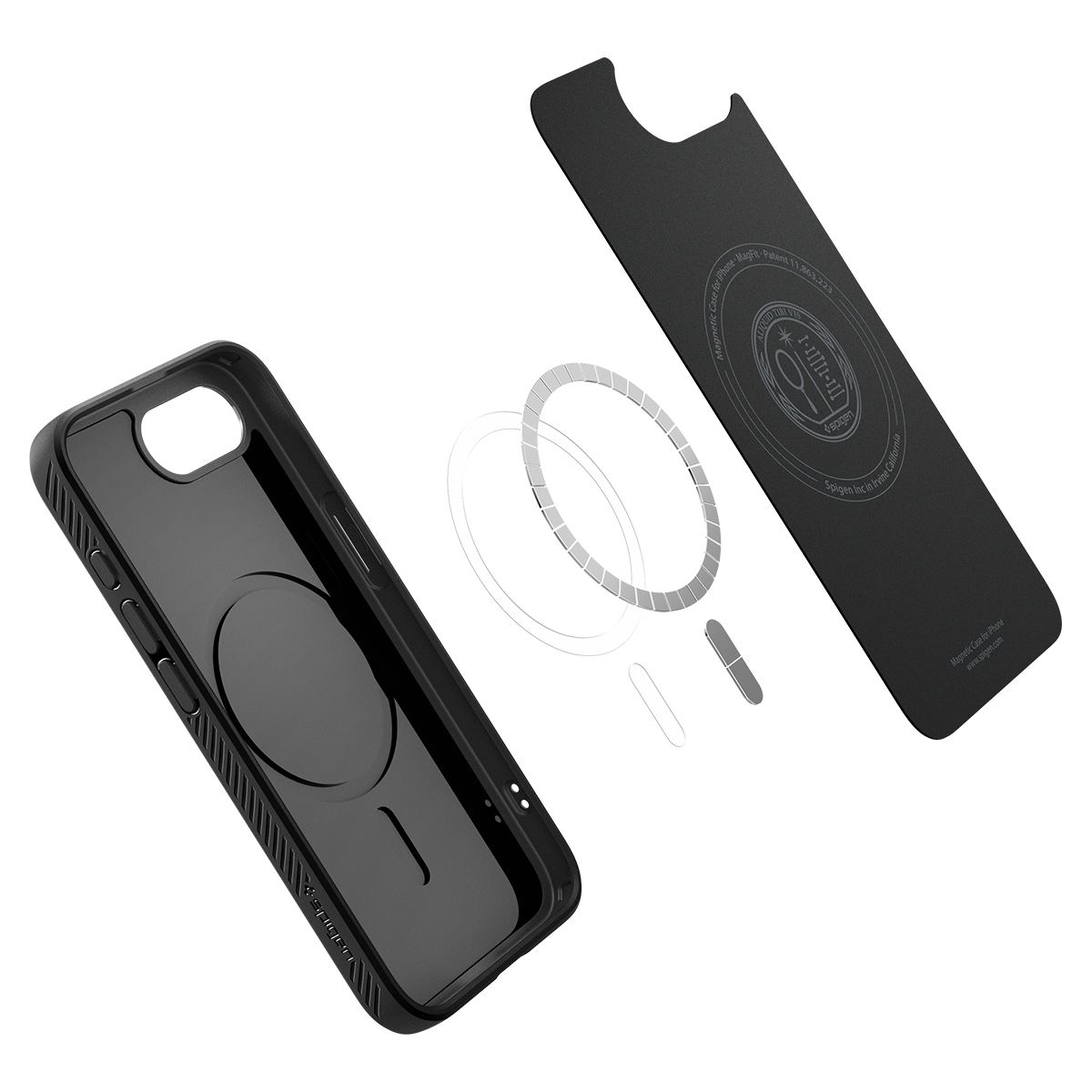 Spigen Liquid Air MagSafe, matte black - iPhone 16e (6)