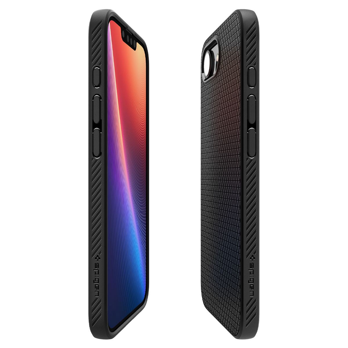 Spigen Liquid Air MagSafe, matte black - iPhone 16e (7)