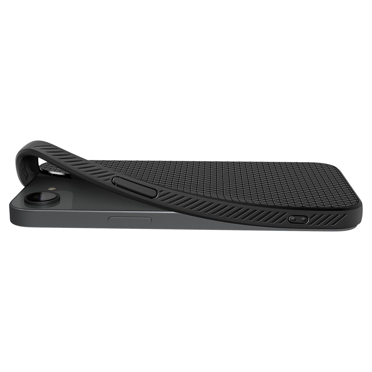 Spigen Liquid Air MagSafe, matte black - iPhone 16e (9)