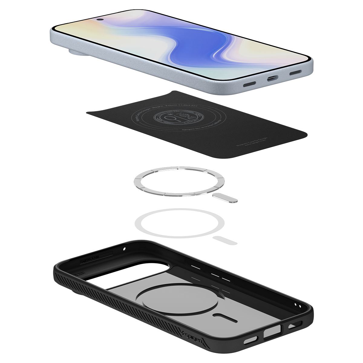 Spigen Liquid Air MagSafe, matte black - Google Pixel 10 Pro/Pixel 10 (9)